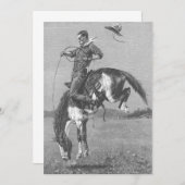  Rodeo Cowboys, Bucking Bronco door Remington (Voorkant / Achterkant)