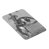  Rodeo Cowboys, Bucking Bronco door Remington Magneet (Rechterzijde)