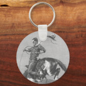  Rodeo Cowboys, Bucking Bronco door Remington Sleutelhanger (Voorkant)