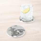 Rodeo Cowboys, Bucking Bronco door Remington Zandsteen Onderzetter (Zijkant)