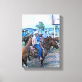 Rodeo Cowboys Canvas Afdruk (Voorkant)