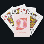 Rodeo Cowgirl Bachelorette Party Name Favor Gift Pokerkaarten<br><div class="desc">This custom playing card deck features pink cowgirl boots and a personalized name, perfect for a last rodeo bachelorette party or cowgirl themed celebration. The playful western design makes it a fun party favor for a bride squad, girls trip, or western birthday gathering. A cute keepsake guests can enjoy during...</div>