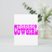 RODEO COWGIRL BRIEFKAART (Staand voorkant)