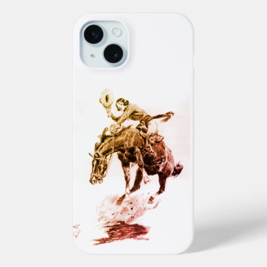 Rodeo Cowgirl (door C.M. Russell) Case-Mate iPhone Case (Achterkant)