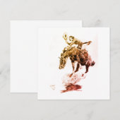 Rodeo Cowgirl (door C.M. Russell) Kaart (Voorkant / Achterkant)