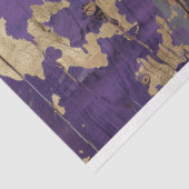 Rodeo Cowgirl Glam Paarse luipaardprint Tissuepapier (Detail)