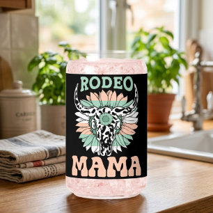 Rodeo Cowgirl Mama   Unieke Westerse Moederdag Blikvorm Glas