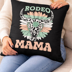 Rodeo Cowgirl Mama   Unieke Westerse Moederdag Kussen