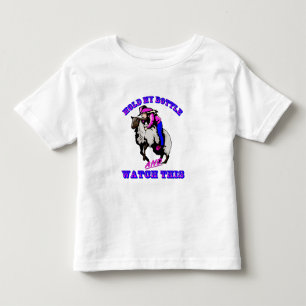 Rodeo Cowgirl Mutton Bustin" Fles Bekijk dit Kinder Shirts