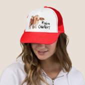 Rodeo Cowgirl of Cowboy Trucker Hat Trucker Pet (In situ)