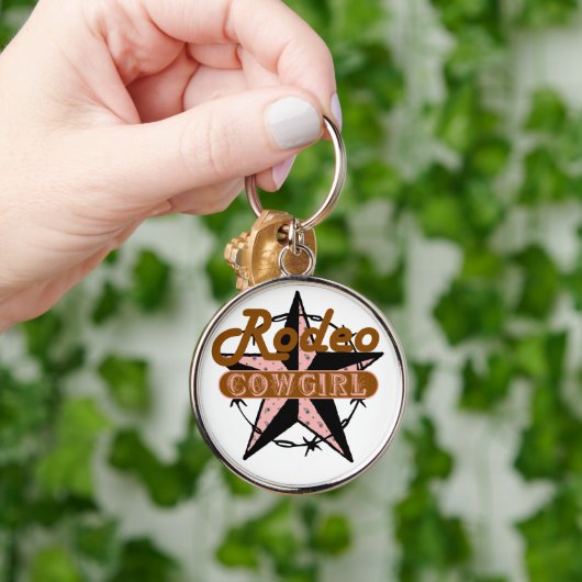 Rodeo Cowgirl Sleutelhanger (Hand)