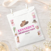 Rodeo Cowgirl Western Wild West Verjaardagsfeest Bedankzakje (Geknipt)