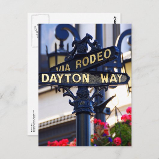 Rodeo Drive Briefkaart (Voorkant / Achterkant)