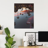 Rodeo Drive Dranly Hills Poster (Thuiskantoor)