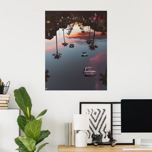 Rodeo Drive Dranly Hills Poster (Thuiskantoor)