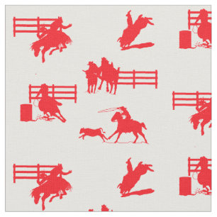 Rodeo Events Westerne Cowboy Cowgirl Paardenstof Stof