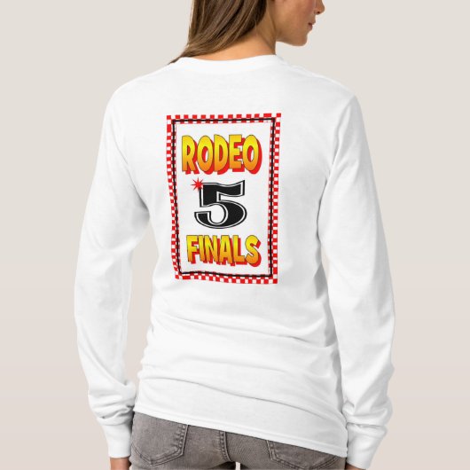 RODEO FINALS BACK NUMMER T-SHIRT (Achterkant)