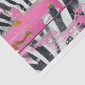 Rodeo Glam Roze Zebraprint Decoupage Tissuepapier (Detail)