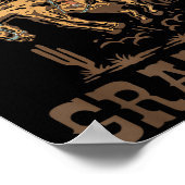 Rodeo Grandpa Cowboy Cowgirl Birthday Family Match Poster (Hoek)