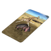 Rodeo Hippo Magneet (Linkerzijde)