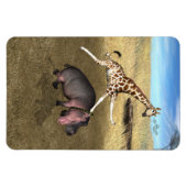 Rodeo Hippo Magneet (Horizontaal)