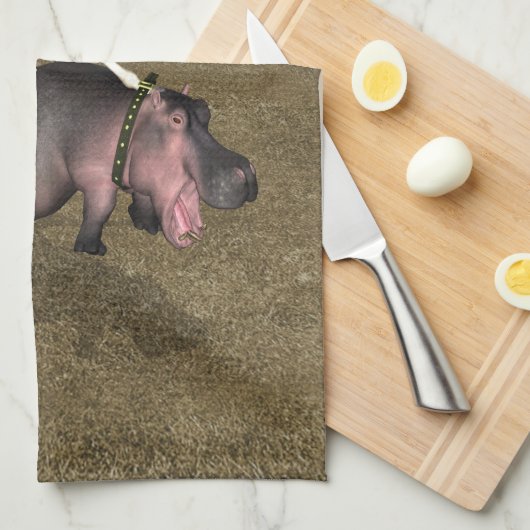 Rodeo Hippo Theedoek (Quarter Fold)