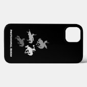 Rodeo Horses | Zwarte achtergrond Case-Mate iPhone Case (Achterkant (horizontaal))