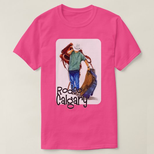 Rodeo in Calgary T-shirt (Design voorkant)