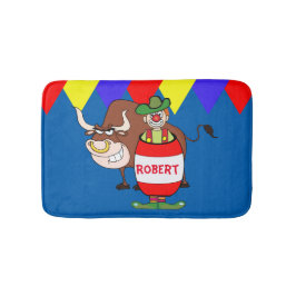 Rodeo in de loop van de storm en Bull personaliser Badmat