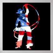 Rodeo is Amerika - Roping Poster (Voorkant)