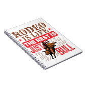 Rodeo is het leven dat de rest alleen maar een bul notitieboek (Rechterzijde)