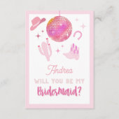 Rodeo is mijn Bridesmaid Informatiekaartje (Voorkant)