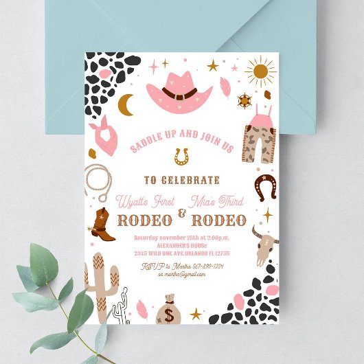 Rodeo Joint Cowgirl Eerste Rodeo Zuidwestelijke Ra Kaart