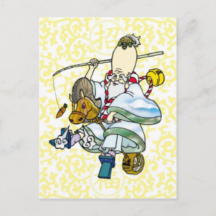 Rodeo Jurojin Newyears card Briefkaart
