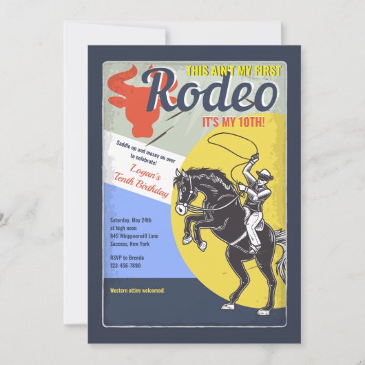 Rodeo Kaart (Voorkant)