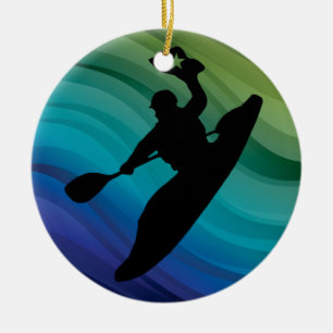 Rodeo Kayak Keramisch Ornament