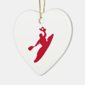 Rodeo Kayak Keramisch Ornament (Links)