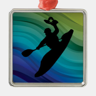 Rodeo Kayak Metalen Ornament