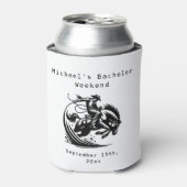 Rodeo Koelbox | Paardrijden vrijgezellenfeest Blikjeskoeler (Blikje Voorkant)