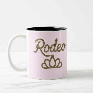 Rodeo Koningin Country Western Tiara Kroon Tweekleurige Koffiemok