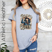 Rodeo Koningin, Cowgirl Cadeau, Girl Boss Blauw T-shirt