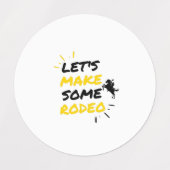 Rodeo makers labels (Design 1)