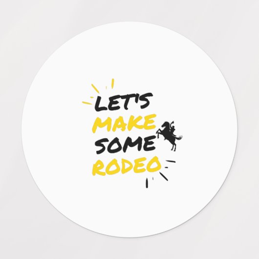 Rodeo makers labels (Design 1)