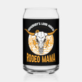 Rodeo Mama | Unieke Westerse Moederdag Blikvorm Glas (Voorkant)