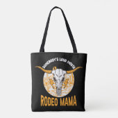 Rodeo Mama | Unieke Westerse Moederdag Tote Bag (Achterkant)