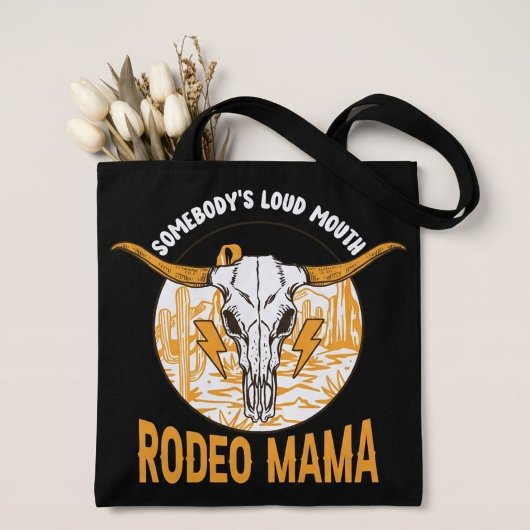 Rodeo Mama | Unieke Westerse Moederdag Tote Bag