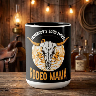 Rodeo Mama   Unieke Westerse Moederdag Tweekleurige Koffiemok
