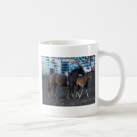 Rodeo Mare en Foal Koffiemok (Rechts)