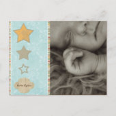 Rodeo Mattias Birth Announement Aankondigingskaart (Achterkant)