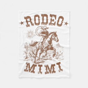 Rodeo Mimi Western Cowboy Familie Matching Mother' Fleece Deken